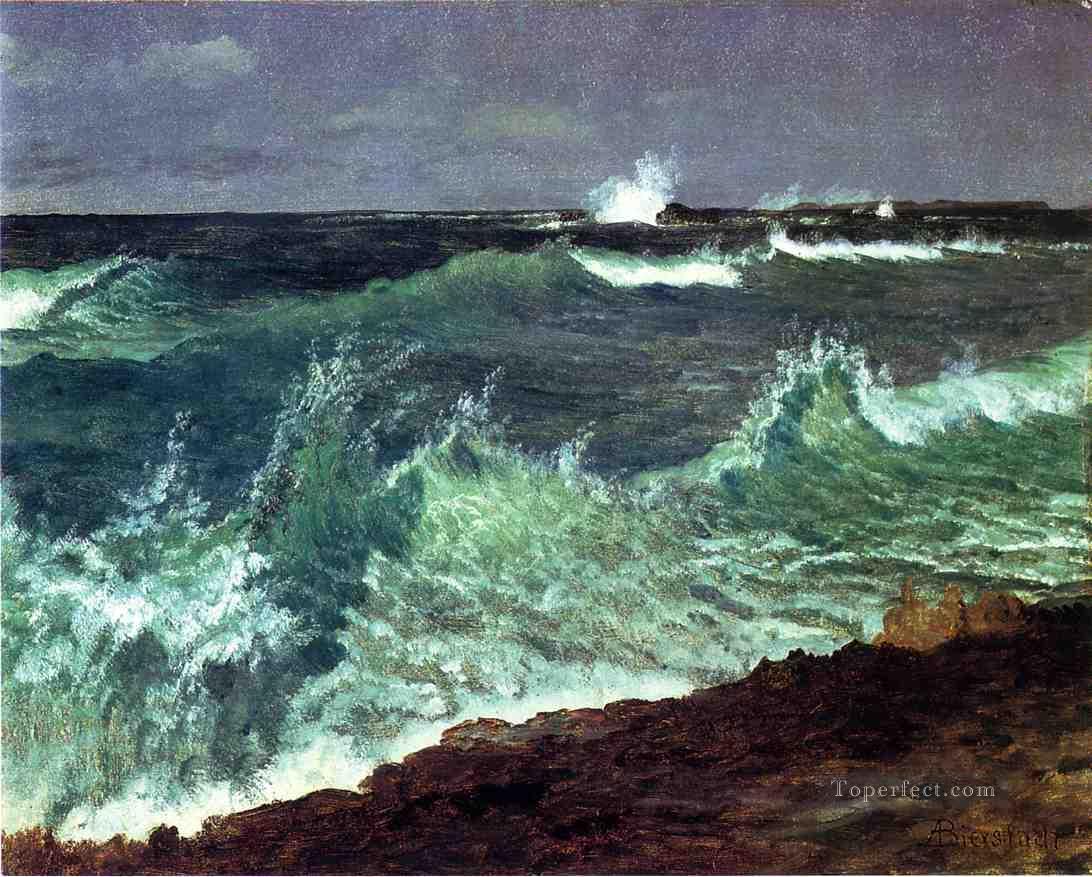 Albert Bierstadt Seascape Oil Paintings